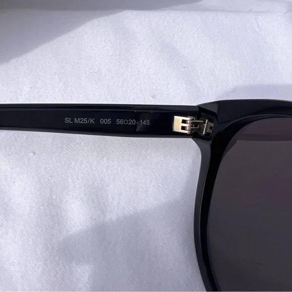 Saint Laurent YSL Acetate Sunglasses SL M25/K Black - Picture 5 of 15